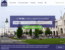 Tablet Screenshot of info.realitygaia.cz