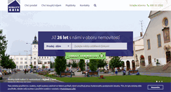 Desktop Screenshot of drazby.realitygaia.cz